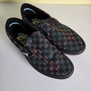 Vans womens sz 6.5 skate shoe hunter green